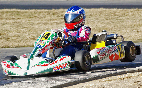 Christian Sørensen var flyvende for KSM Motorsport i KF3-klassen.